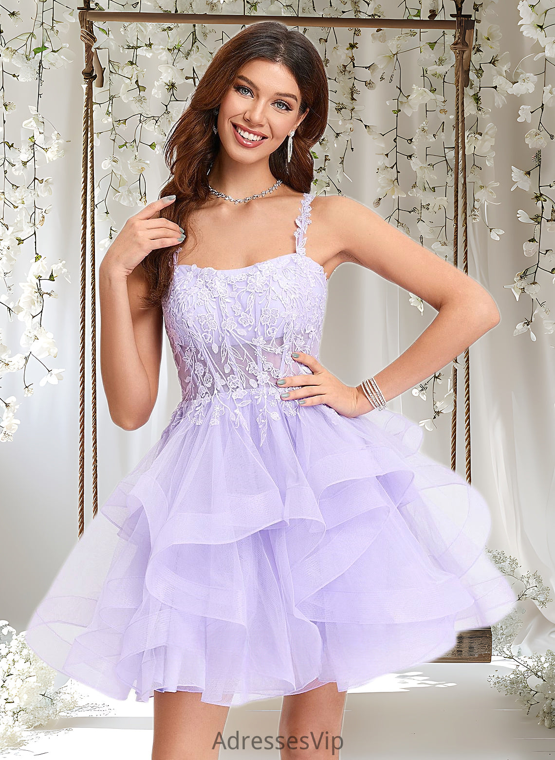 Delaney Ball-Gown/Princess Sweetheart Short Tulle Homecoming Dress HCP0025677