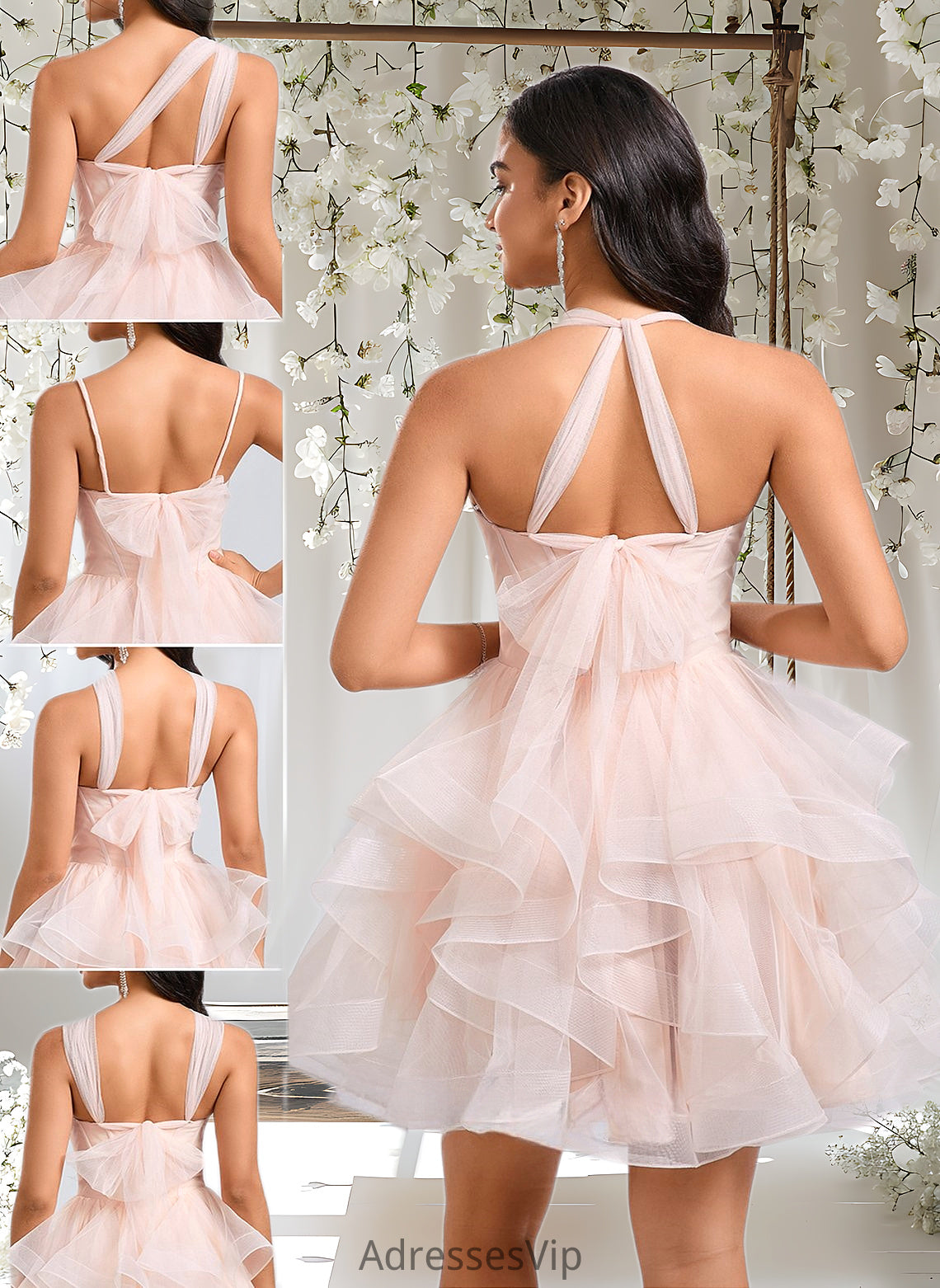 Deja Ball-Gown/Princess Sweetheart Short Tulle Homecoming Dress HCP0025667