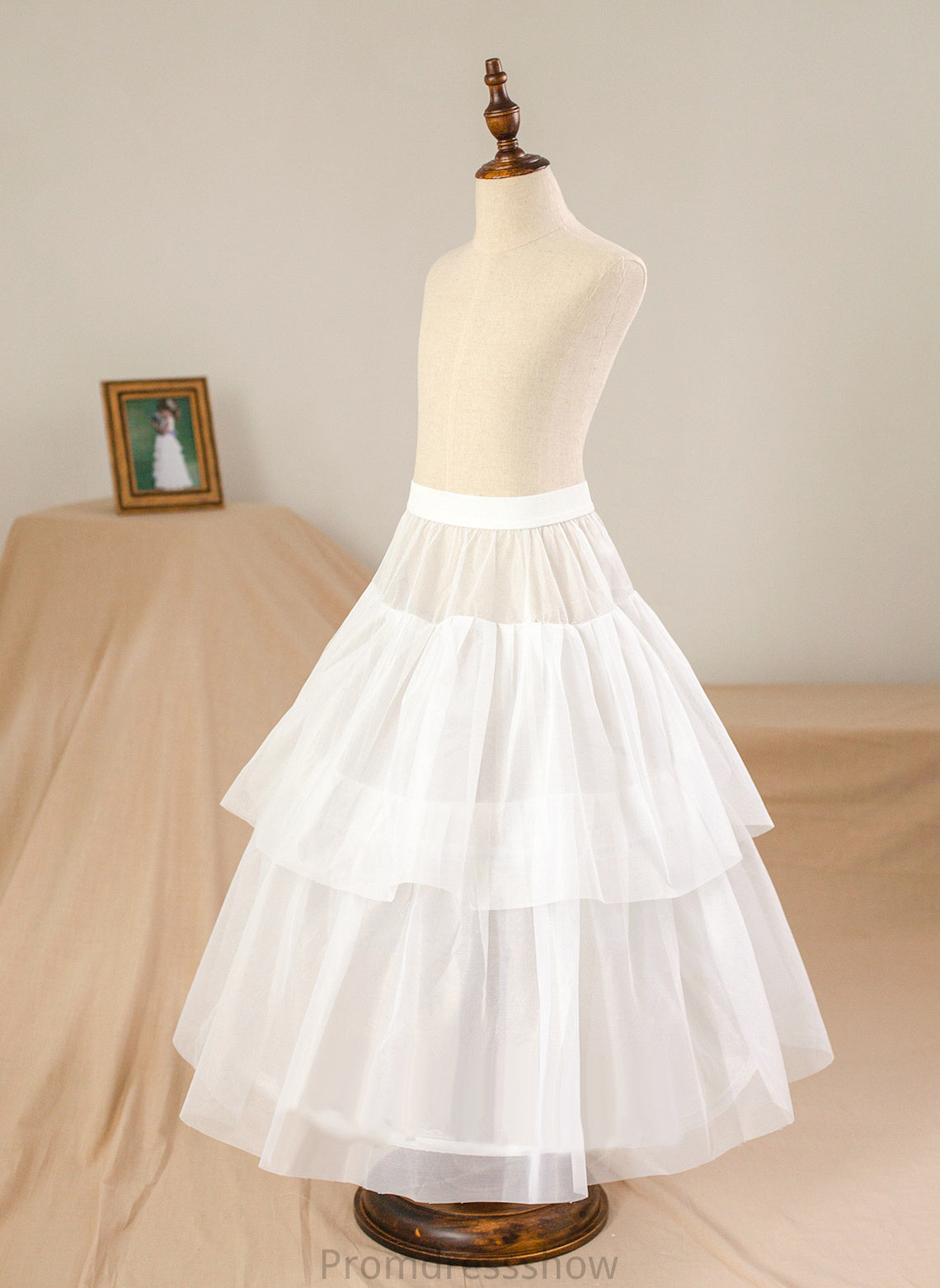 Sleeveless Scoop Flower Girl Dresses Neck Girl Sash/Appliques/Bow(s) With Gown Floor-length (Petticoat - Dress Satin included) NOT Flower Ball Camryn