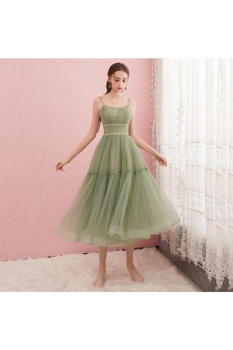 2024 New Arrival A Line StrapsTulle Homecoming Dresses With Sash