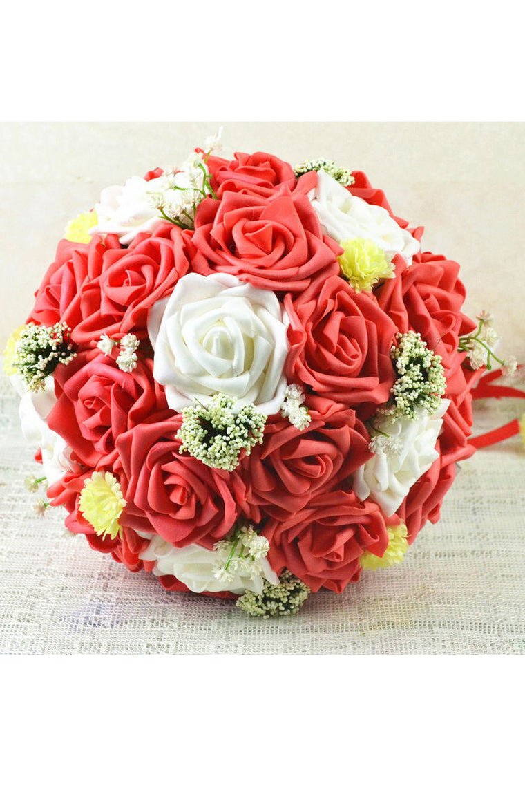 Gorgeous Round PE Bridal Bouquets