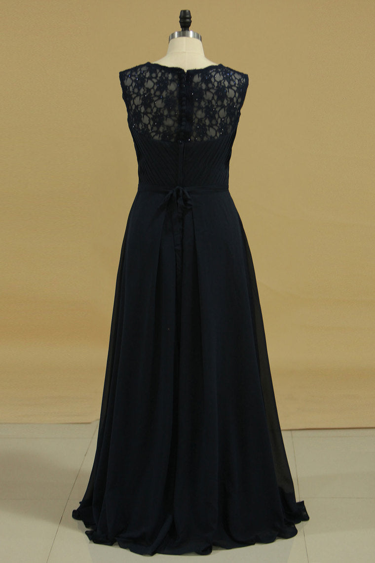 2024 Bridesmaid Dresses A Line Straps With Ruffles And Sash Chiffon